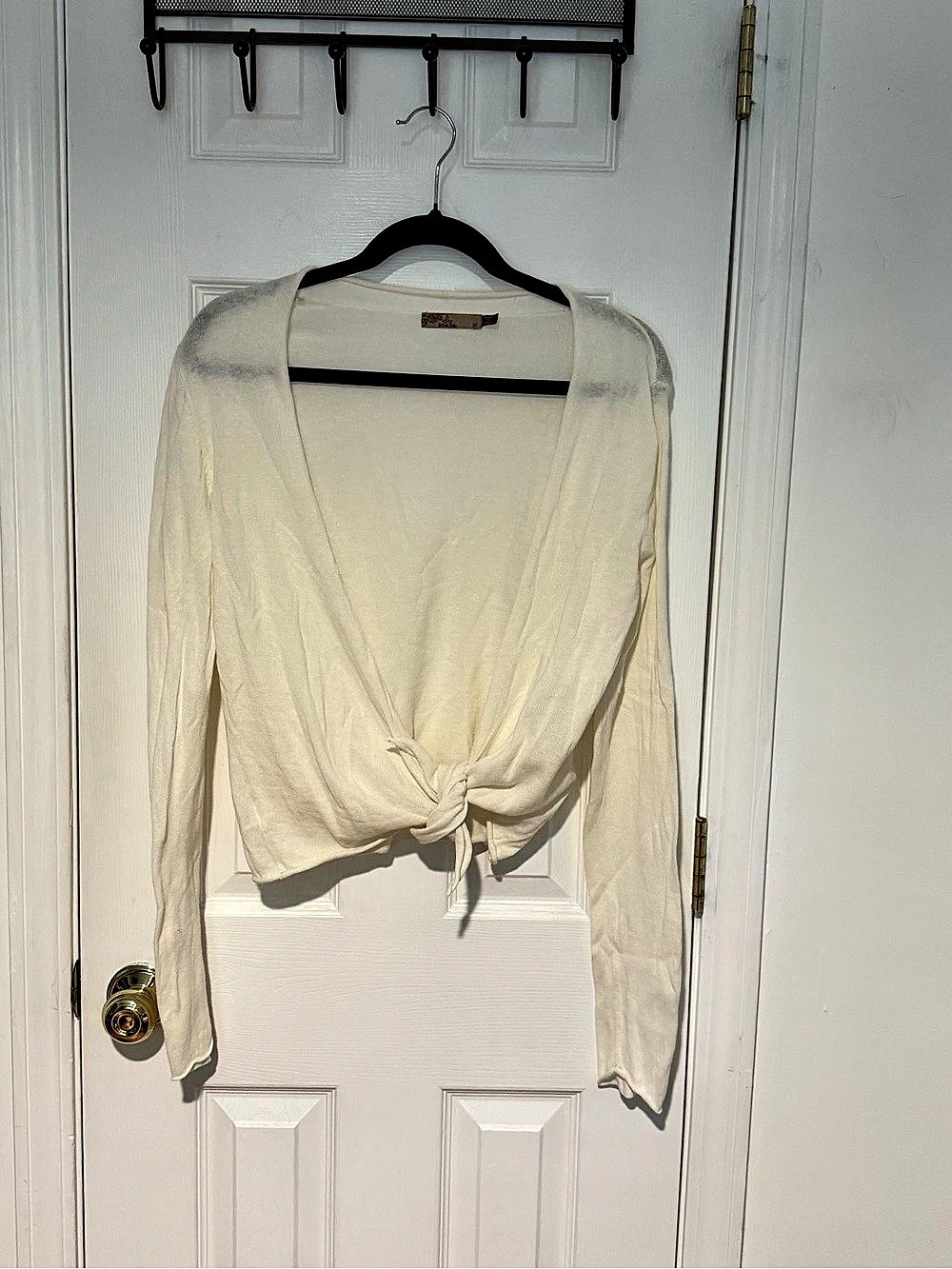 prAna Breathe Women's Cotton Tie-Front Shrug Size Medium